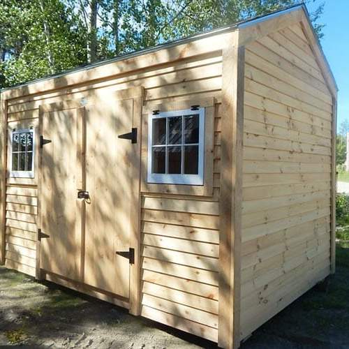 6x12 Storage Shed with clapboard siding