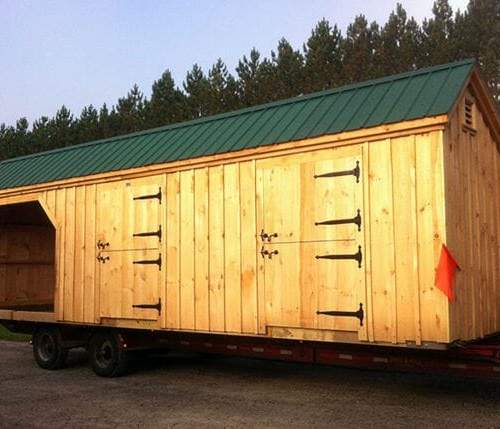 10x30 Stall Barn with dutch doors