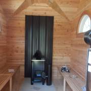 8x12 Cross Gable - Custom Sauna Build