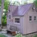 8x12 Dollhouse customized with brandywine roof upgrade and window add-ons