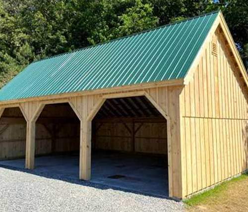 24x36 Equipment Shed - Exterior