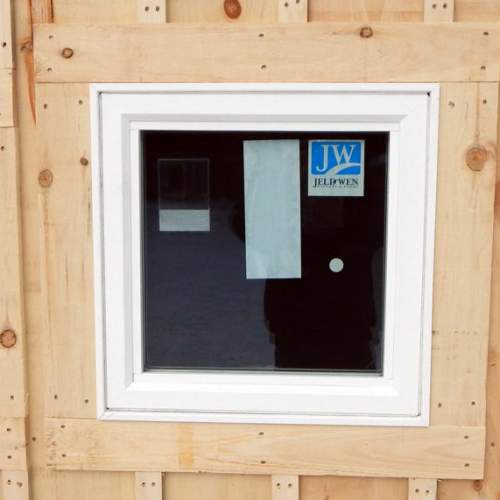 The 2x2 Insulated Awning Window uses Low-E glass which is a highly energy efficient option.