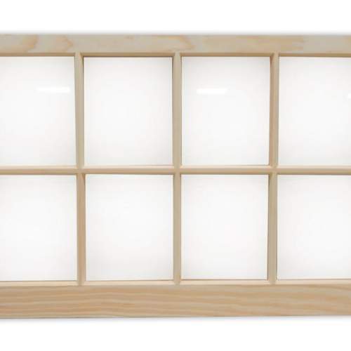 3x2 Eight-lite Barn Sash Window can be ordered fixed, or hinged with mounting hardware.