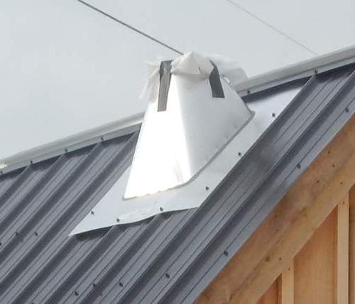 6-Inch Wood Stove Roof Flashing