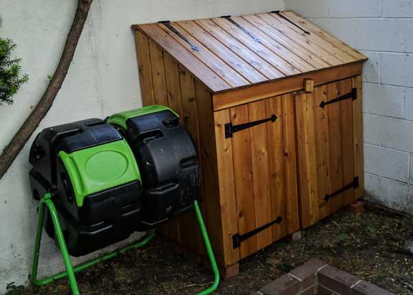 Our 2x4 Ready to Assemble Garbage Bin is one of our best backyard recycling solutions. Pair it with a compost bin to reduce green house emissions. 